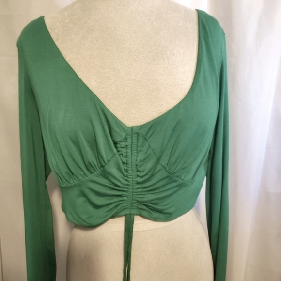 HOUSE OF HARLOW×REVOLVE YULIA TOP IN KELLY GREEN SZ XL - Picture 3 of 14
